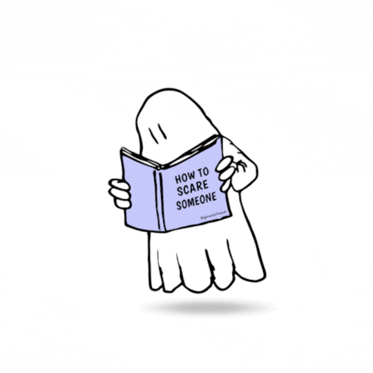 book ghost GIF by Omer