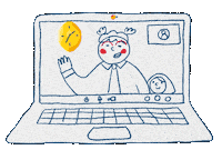 Working From Home Homeschool Sticker by The Natural Confectionery Co.