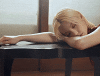 Model Sleeping GIF