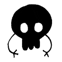 Head Skull Sticker