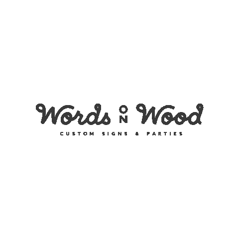 WordsOnWood giphygifmaker wordsonwood wallingfordct wordsonwoodct Sticker