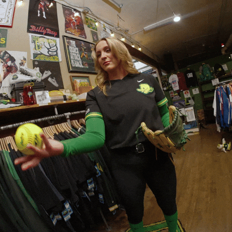 Softball Oregon GIF by GoDucks
