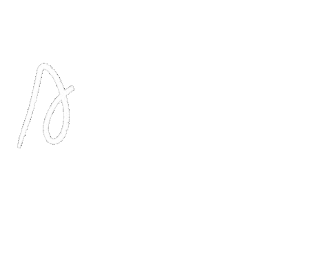 White Lettering Modern Calligraphy Sticker