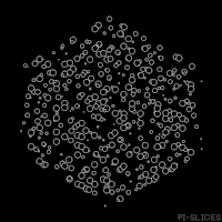 pislices trippy black and white abstract cube GIF