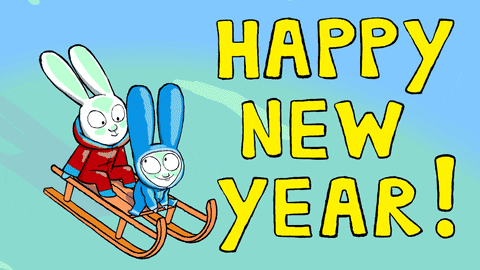Celebrate Happy New Year GIF by Simon Super Rabbit