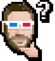 Pixel Pregunta Sticker