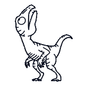 T-Rex Dinosaur Sticker