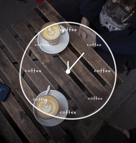 time coffee GIF
