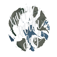 Happy Earth Sticker