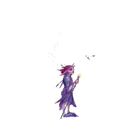 FactsConvention magic light purple fantasy Sticker