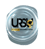 ursu9water water bottle agua alkaline water Sticker