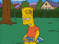 sad bart simpson GIF