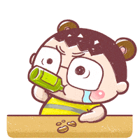 Sad Sticker by Bear Boss Buddies