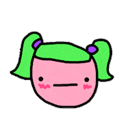 bluezi girl kawaii enojo arcoirisdesabores Sticker