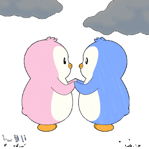 It Will Be Ok I Love You Sticker by Pudgy Penguins