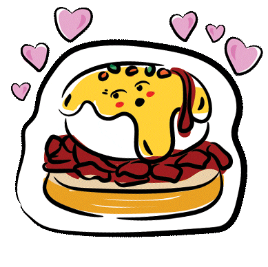 Heart Love Sticker by Welcome! At America’s Diner we pronounce it GIF.