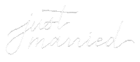 Marry Just Married Sticker