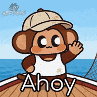 All Aboard Hello GIF by Chimpers