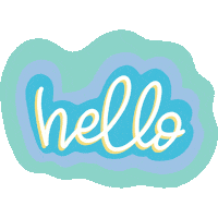 instagram hello Sticker