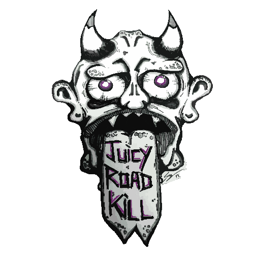 juicyroadkill devil jr juicy disturbed Sticker