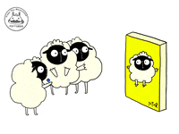 sheep lol GIF by Yoyo The Ricecorpse