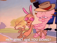 nicksplat ren and timpy GIF