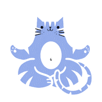 Cat Stay Home Sticker by La Griffe de Maho