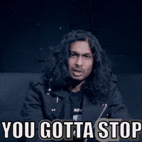 Stop It Hold On GIF by Ashwin Gane