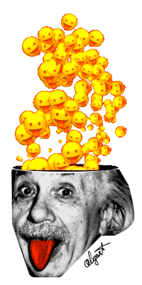 algert smiley emojis einstein algert Sticker
