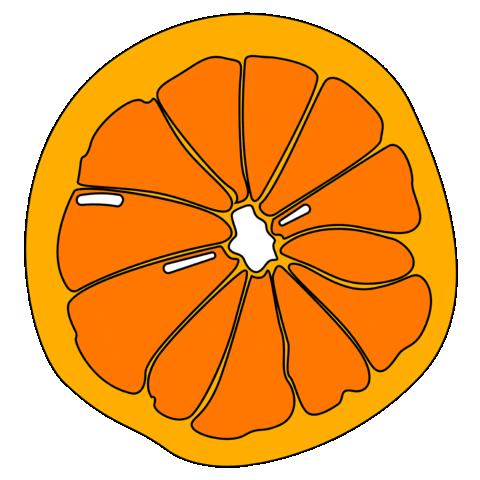 Orange Juice Sticker by Better Booch