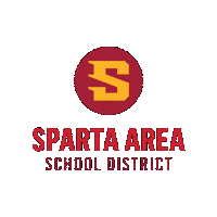 SpartaAreaSchoolDistrict spartans sparta spartanproud Sticker
