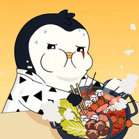 Hungry Hot Pot GIF by Pudgy Penguins