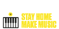 Make Music Stay Home Sticker by Amuse