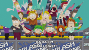 eric cartman crowd GIF by South Park 