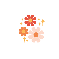 Flowers Sparkle Sticker