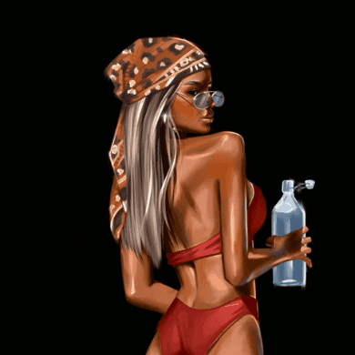 Mishkovna giphygifmaker giphygifmakermobile girl summer GIF