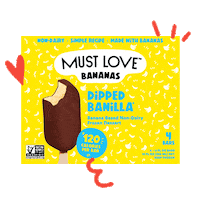 mustloveco ice cream banana nicecream nice cream Sticker