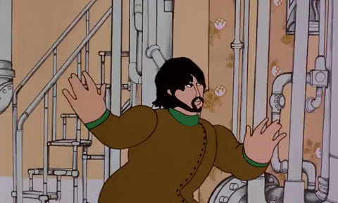 yellow submarine GIF by The Beatles