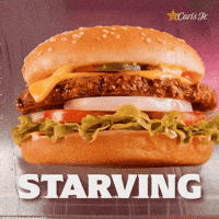 Hungry Burger GIF by Carl's Jr.