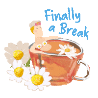 Tired Tea Sticker