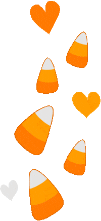 Candy Corn Halloween Sticker by Lauren Fox