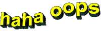Oops Sticker by AnimatedText