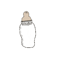 chewingumlondon milkbottle babymilk cglmilk Sticker