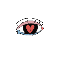 artsypobi heart sad crying tears Sticker