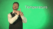 sign language temperature GIF by Sign with Robert