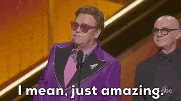 Elton John Oscars GIF by The Academy Awards