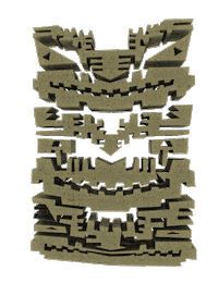 monster geometry Sticker by Miron