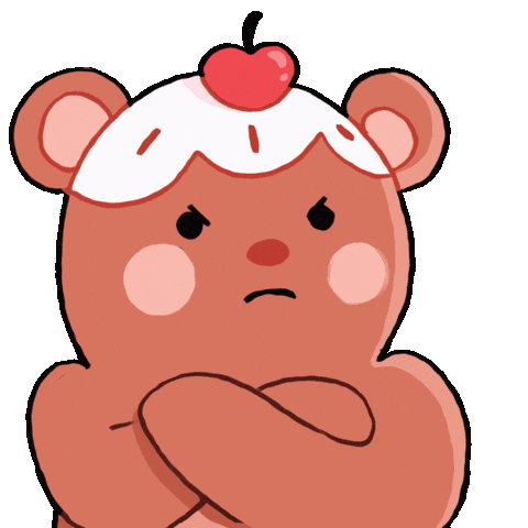 Angry Puff Sticker