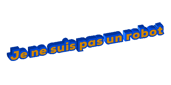 Je Ne Suis Pas Un Robot Sticker by systaime