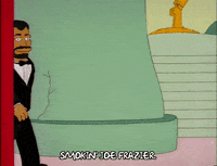 Waving Season 3 GIF by The Simpsons